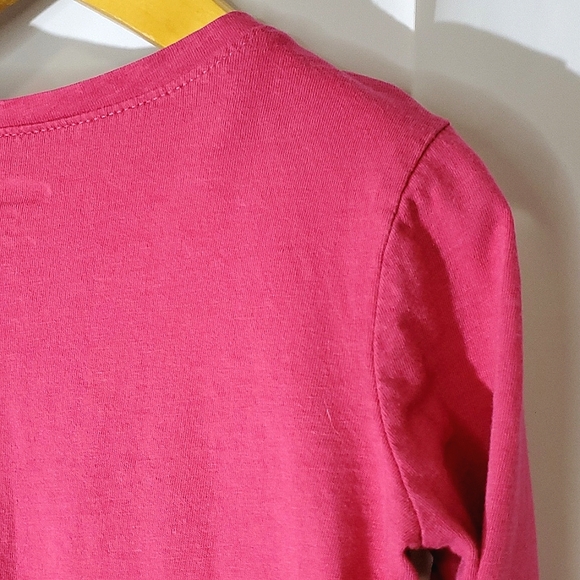 Old Navy Magenta Pink "JoJo + BowBow" Kids Long Sleeve Shirt - Size 3T - Picture 9 of 13